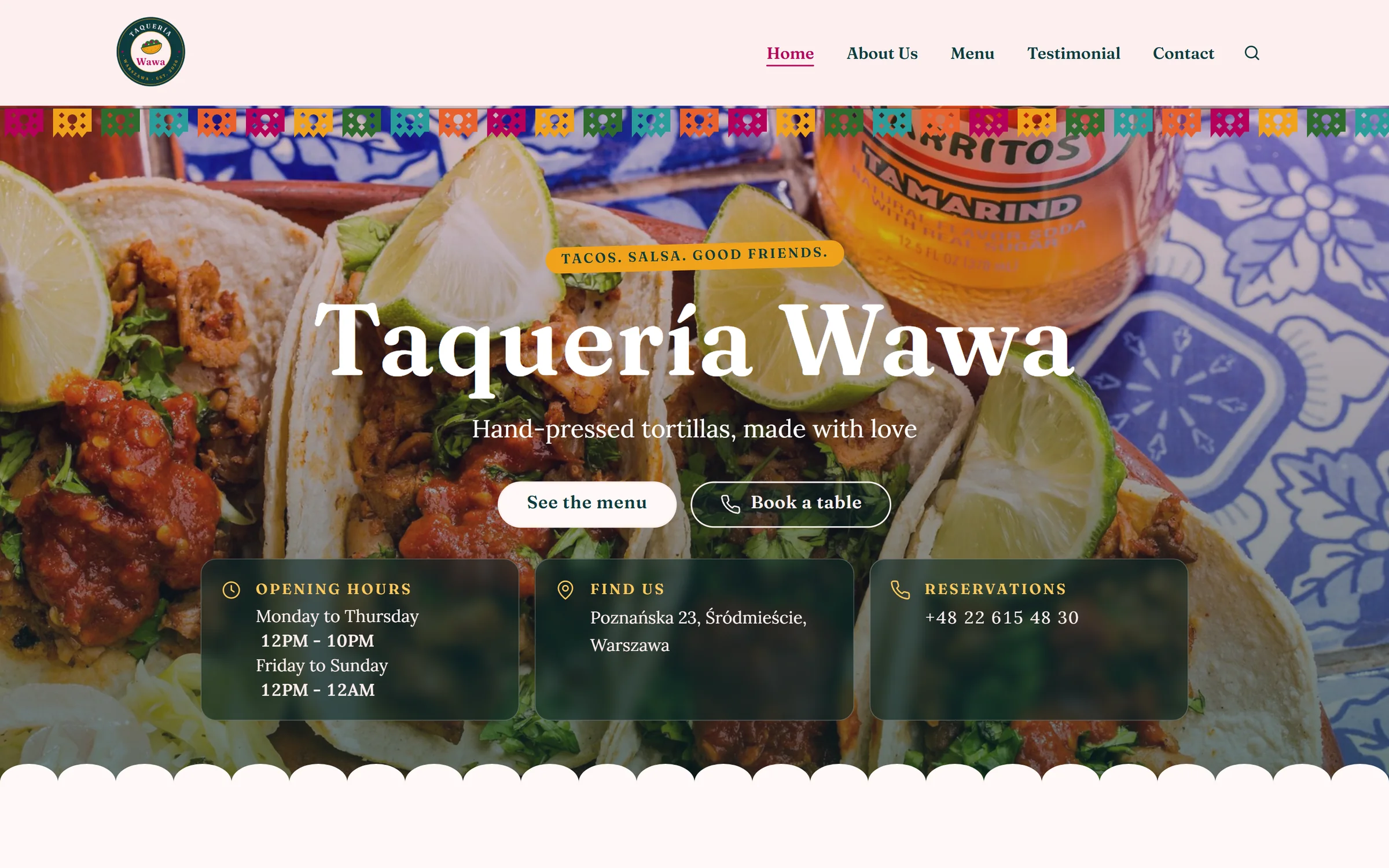 Taquería Wawa (Portfolio piece)